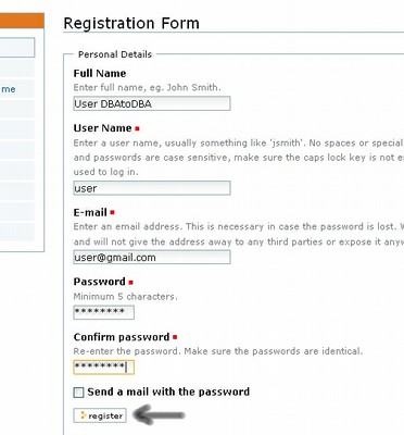 Register Form